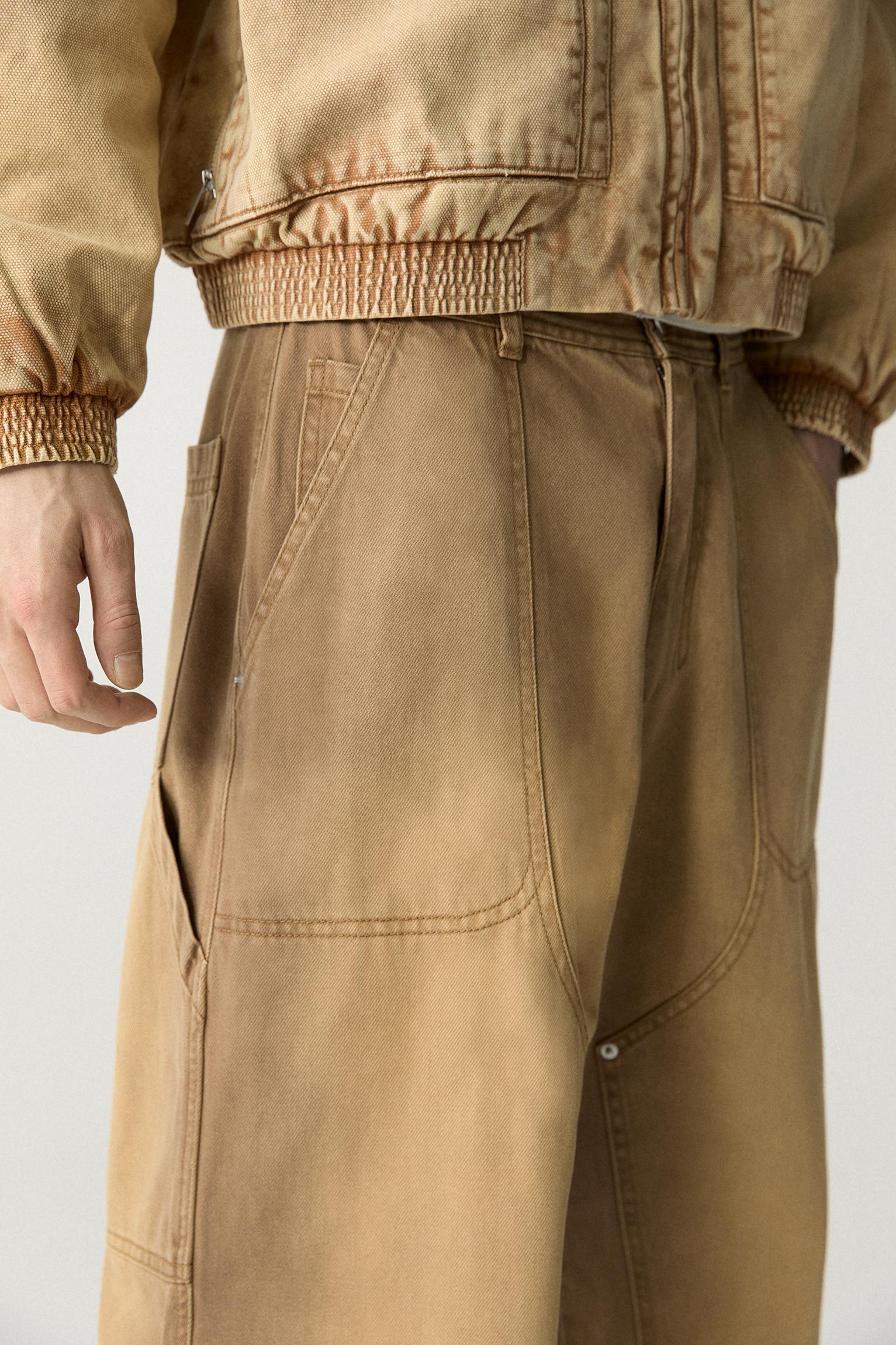 Brown carpenter pants Product Image