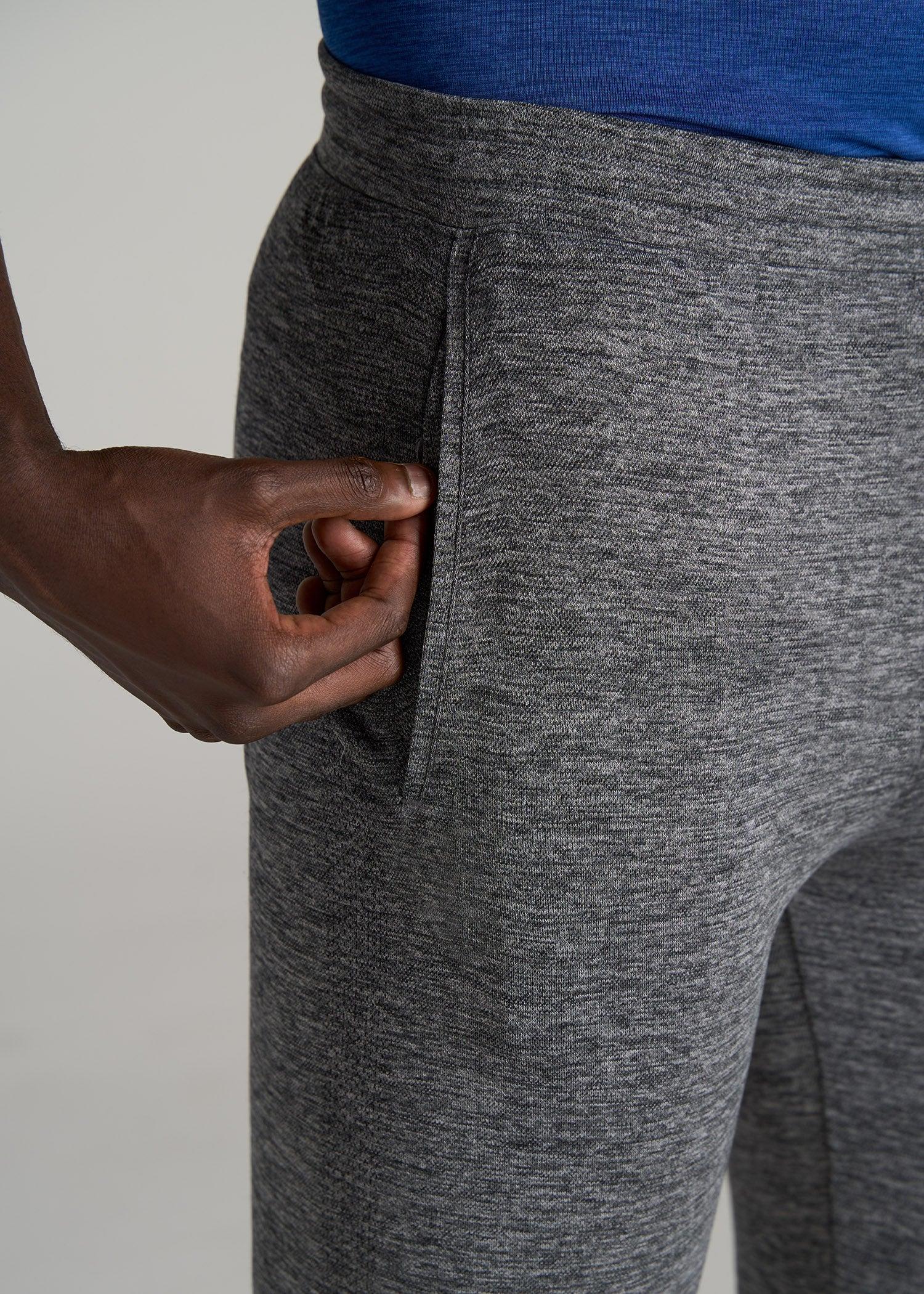 A.T. Performance Engineered Joggers for Tall Men in Grey Mix Male Product Image