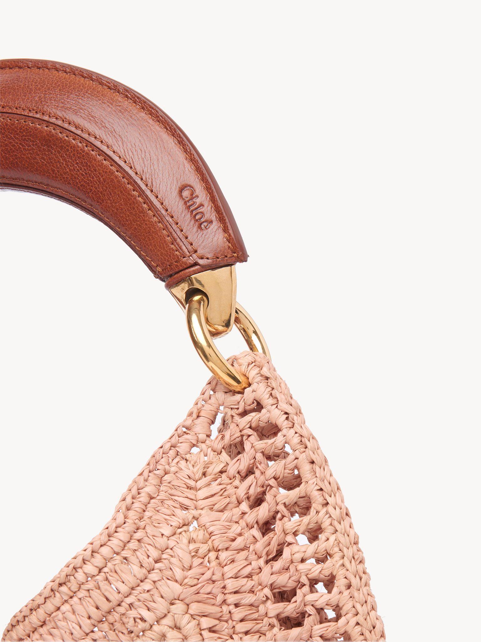 Summer Banana hobo bag in raffia Product Image