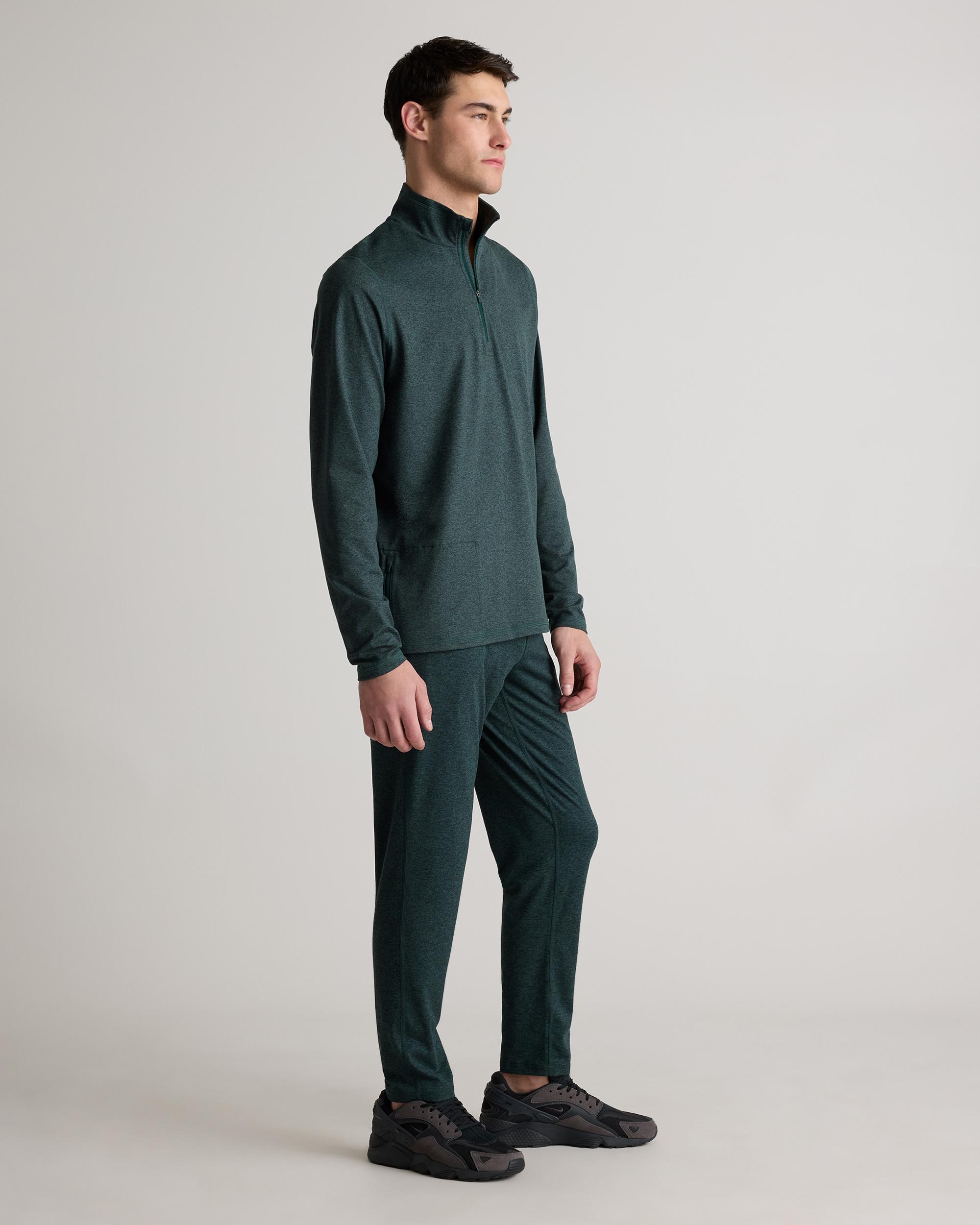 Quince | Men's Flowknit Performance Half-Zip Recycled Polyester Product Image