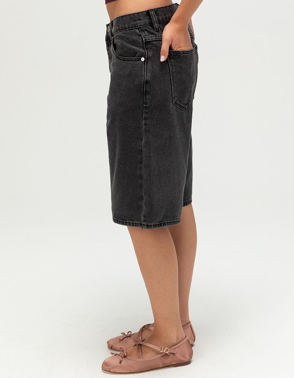 ABRAND Grace 95 Womens Jorts - WASHED BLACK Product Image