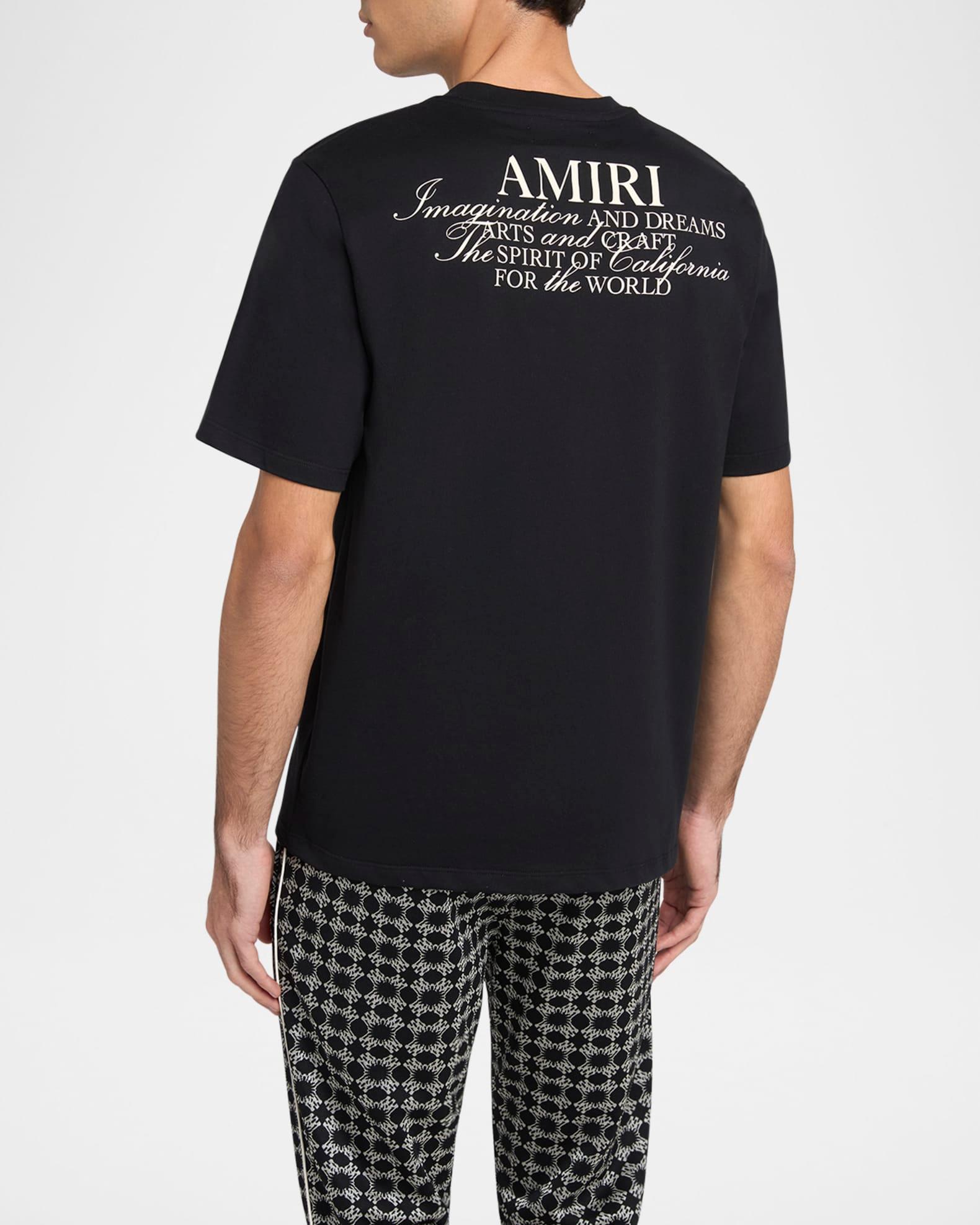 Mens Spirit Logo Cotton Crewneck T-Shirt Product Image