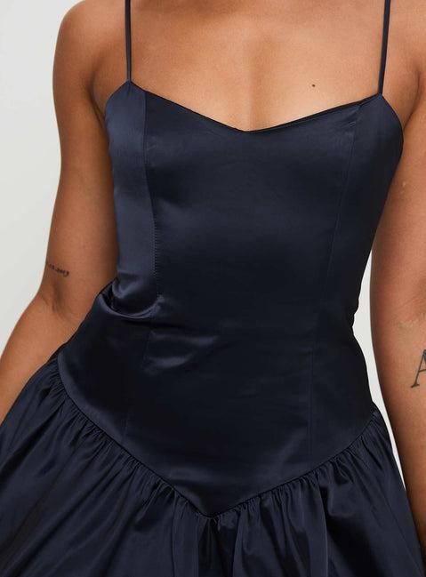 Dollhouse Mini Dress Navy Product Image