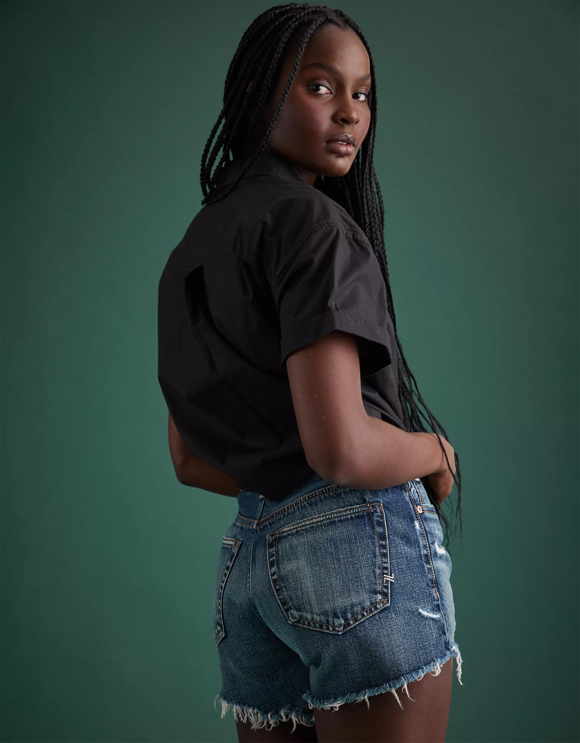 AE77 Premium Classic Denim Short Product Image