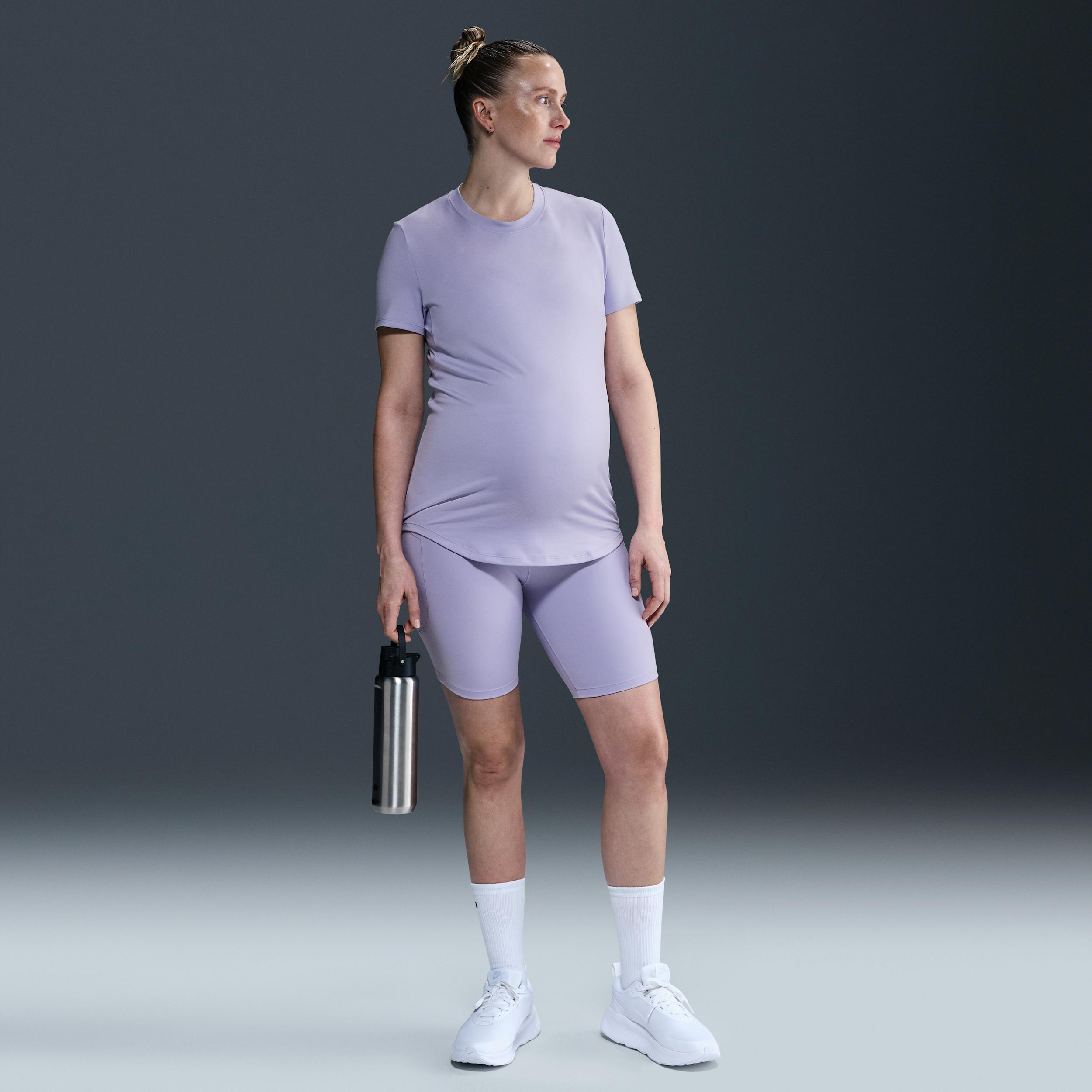Nike Womens (M) One Dri-FIT Slim-Fit Short-Sleeve Top (Maternity) | FN5001-533 Product Image