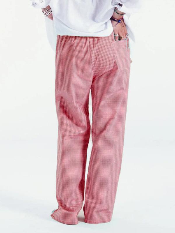 Striped Print Wide Leg Pants Product Image