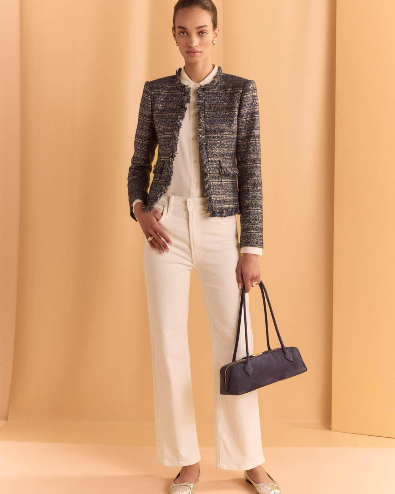 Angelina Metallic Tweed Jacket Product Image