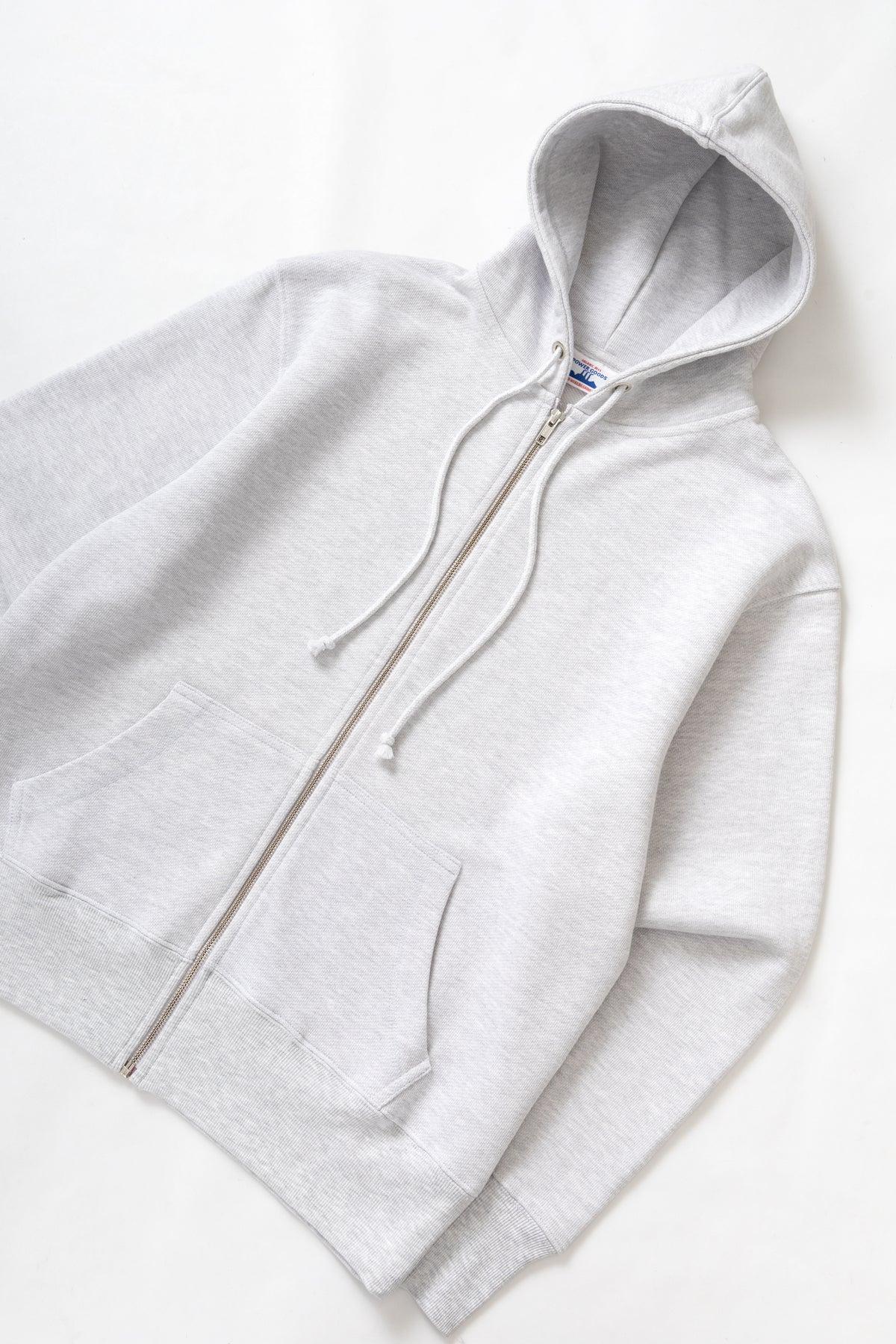 Power Goods - Loopback Zip Hoodie - Ash Product Image