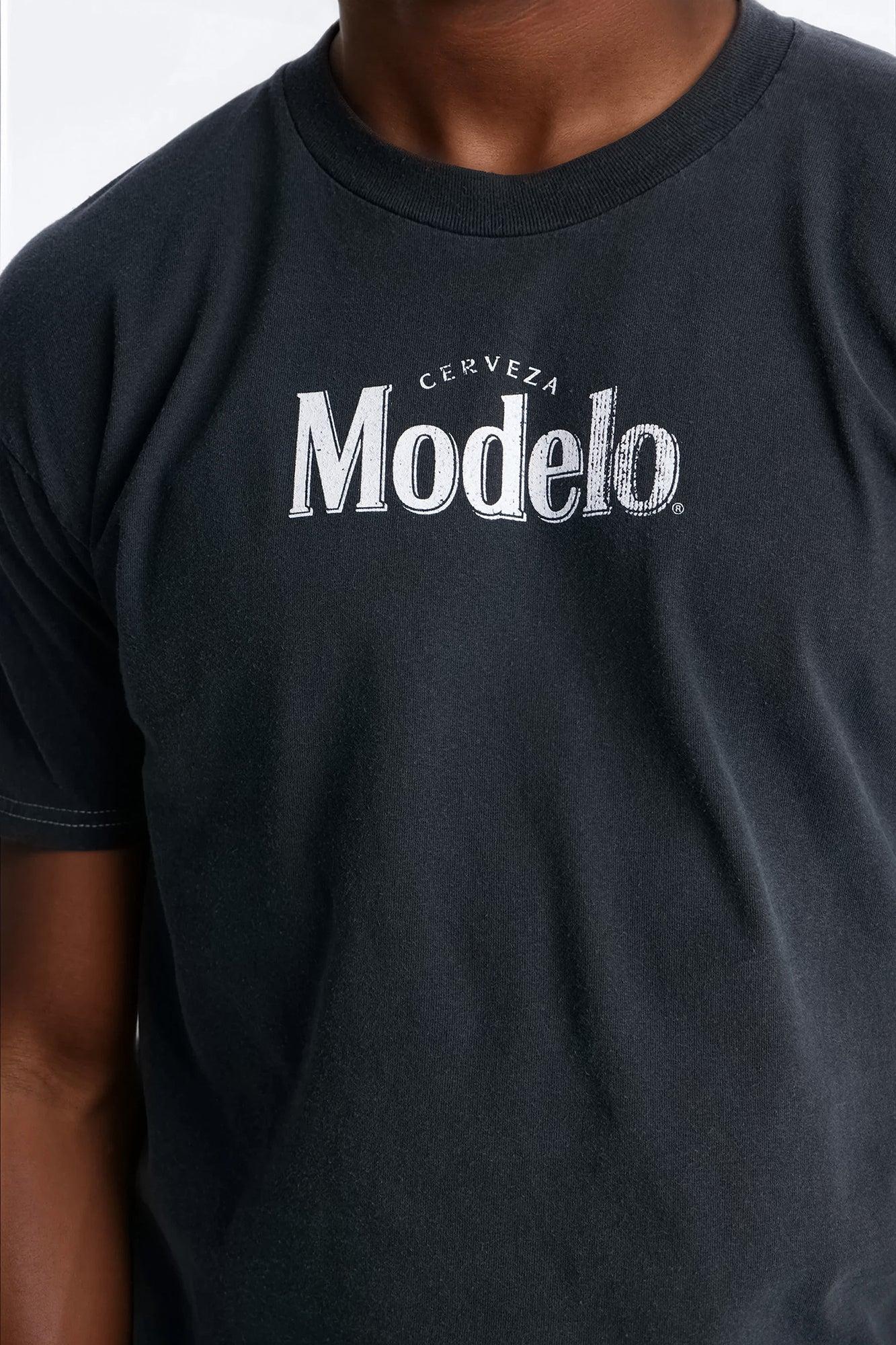 Modelo Time Vintage Oversized Short Sleeve Tee - Black Wash Male Product Image