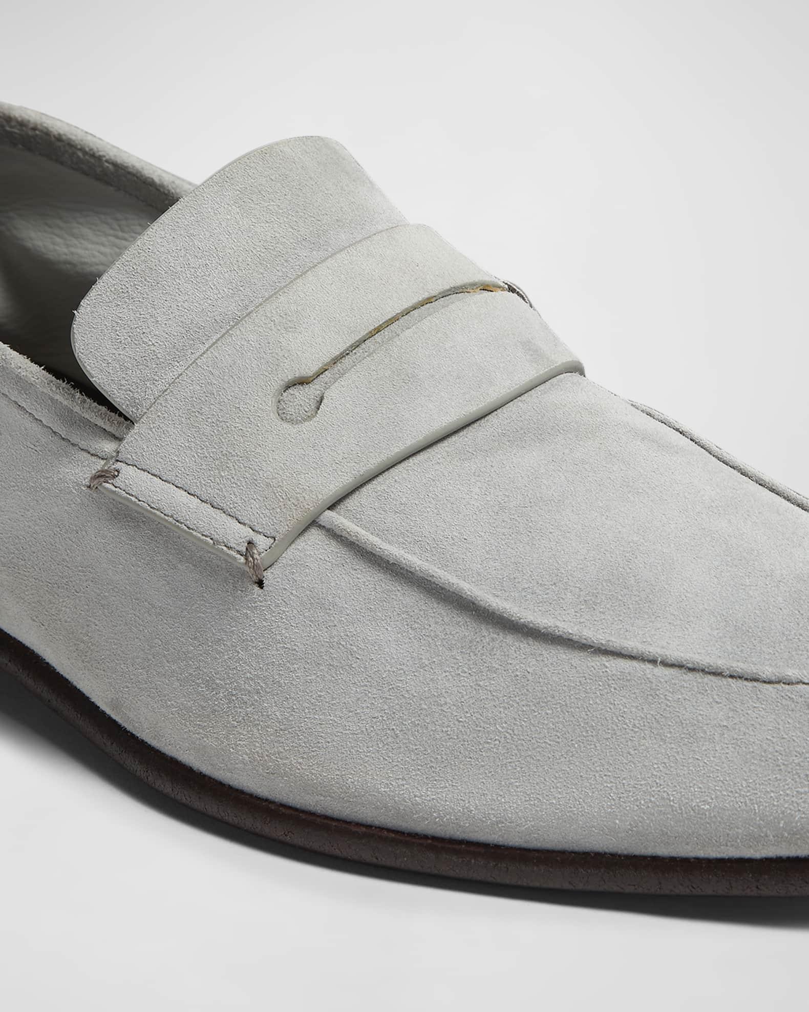 Men's Sonoma Floral Skull-Embossed Velvet Loafers Product Image