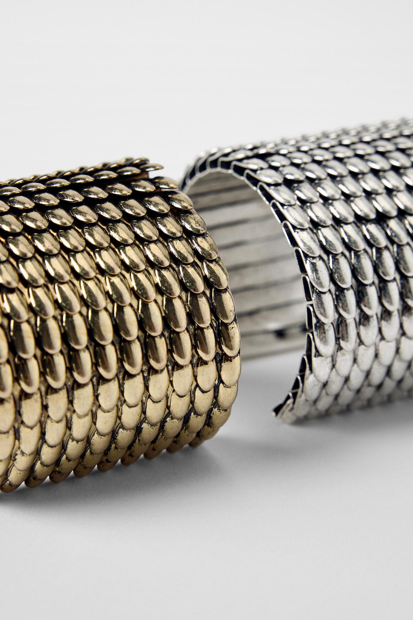 2-PACK OF TEXTURED BRACELETS KATE MOSS X ZARA Product Image