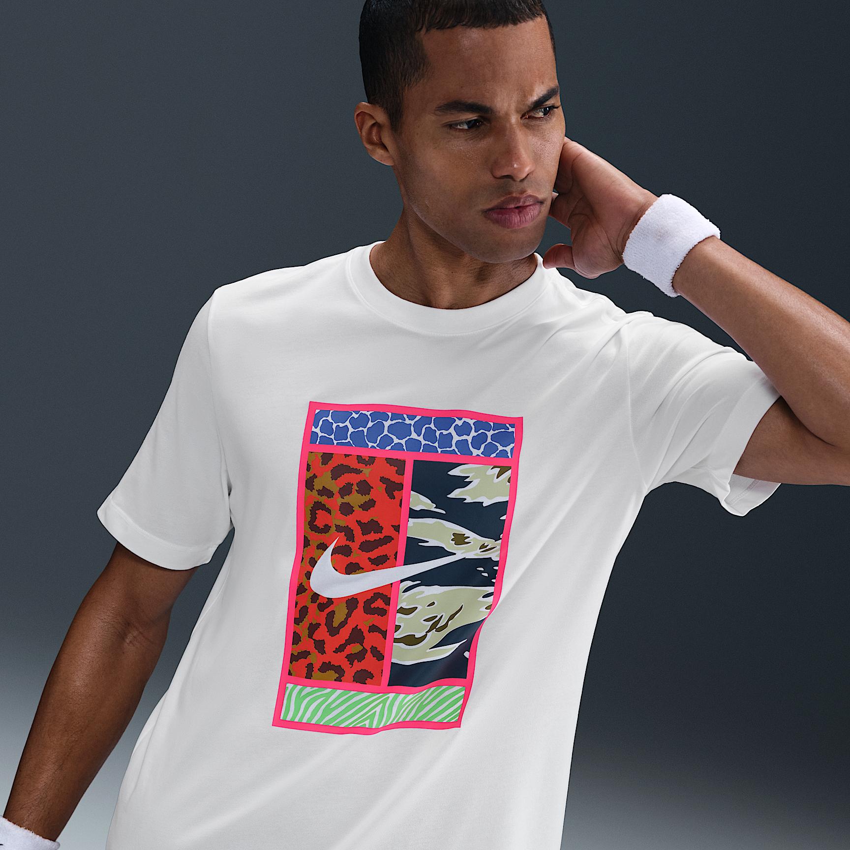 Nike Mens Court Dri-FIT Tennis T-Shirt | HV1715-100 Product Image