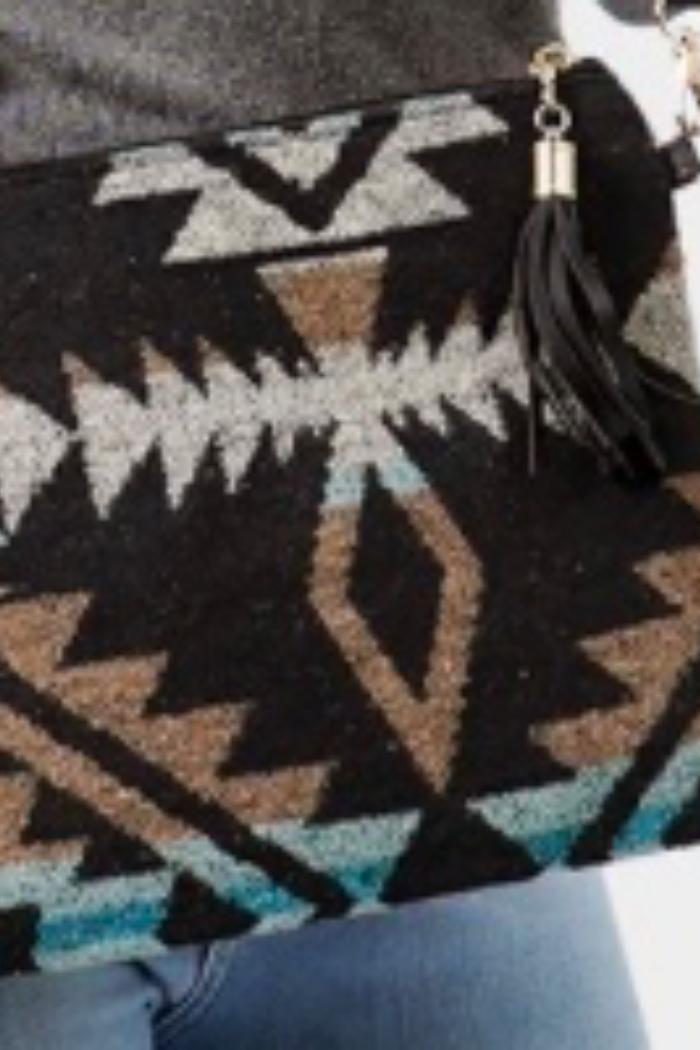 Print Tassel Wristlets Product Image