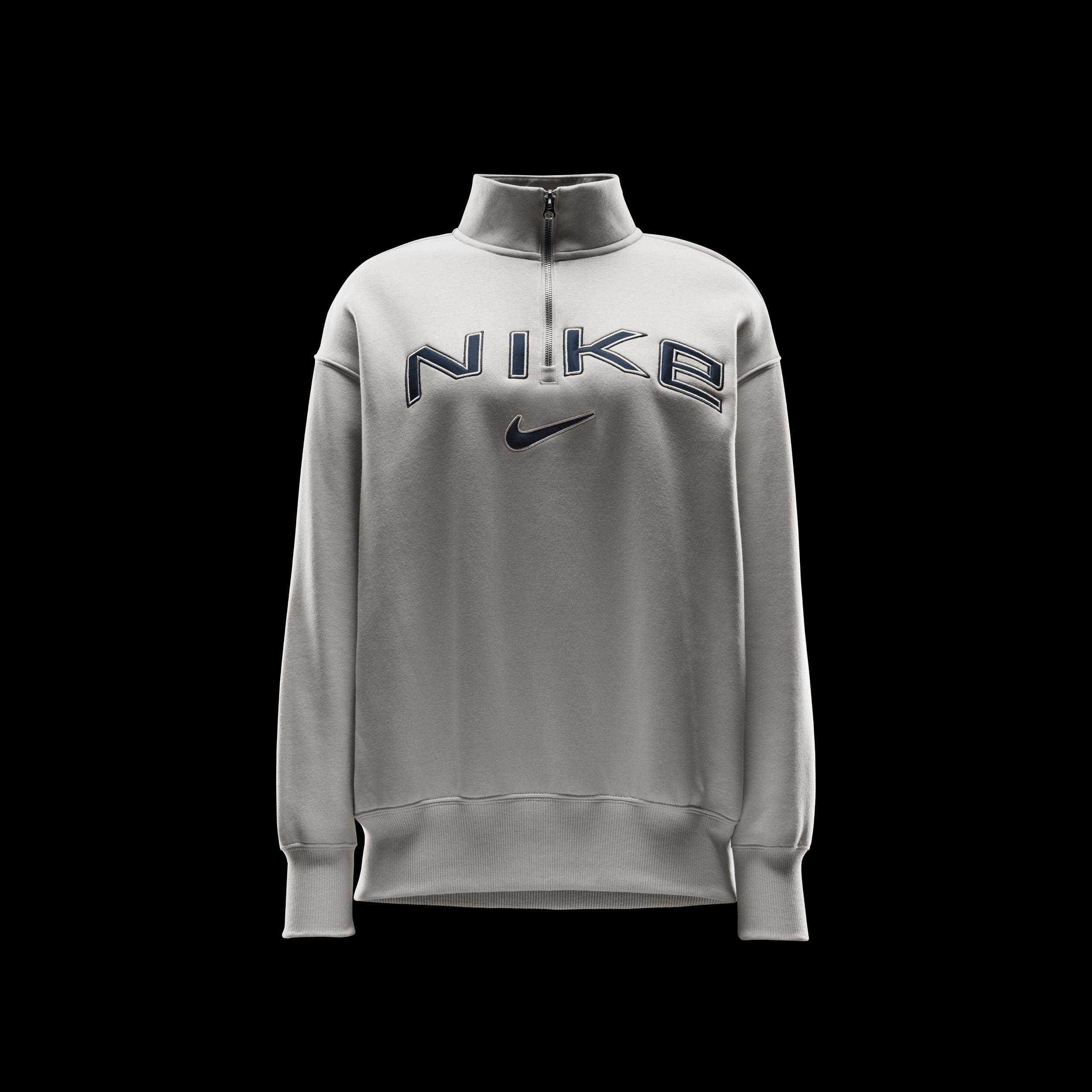 Women's Nike Sportswear Phoenix Fleece Oversized 1/4-Zip Logo Top Product Image