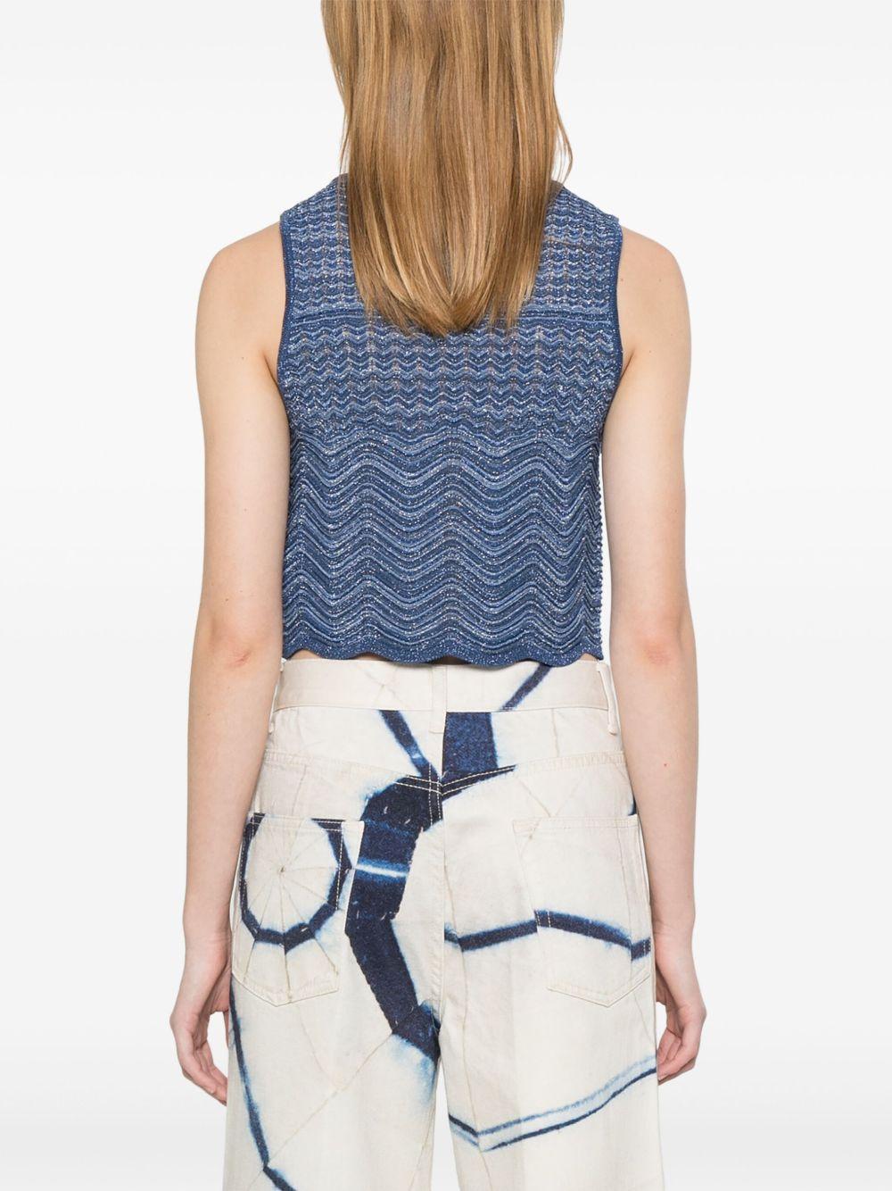 glitter-knit top Product Image