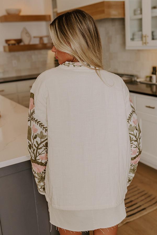 Strolling Down Haight-Ashbury Street Embroidered Jacket Product Image