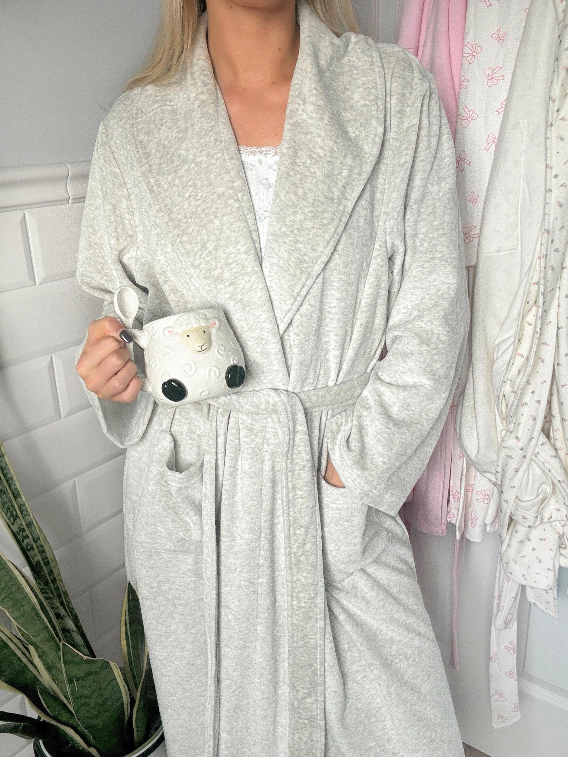 Earthy Grey Dream Hotel Robe Product Image