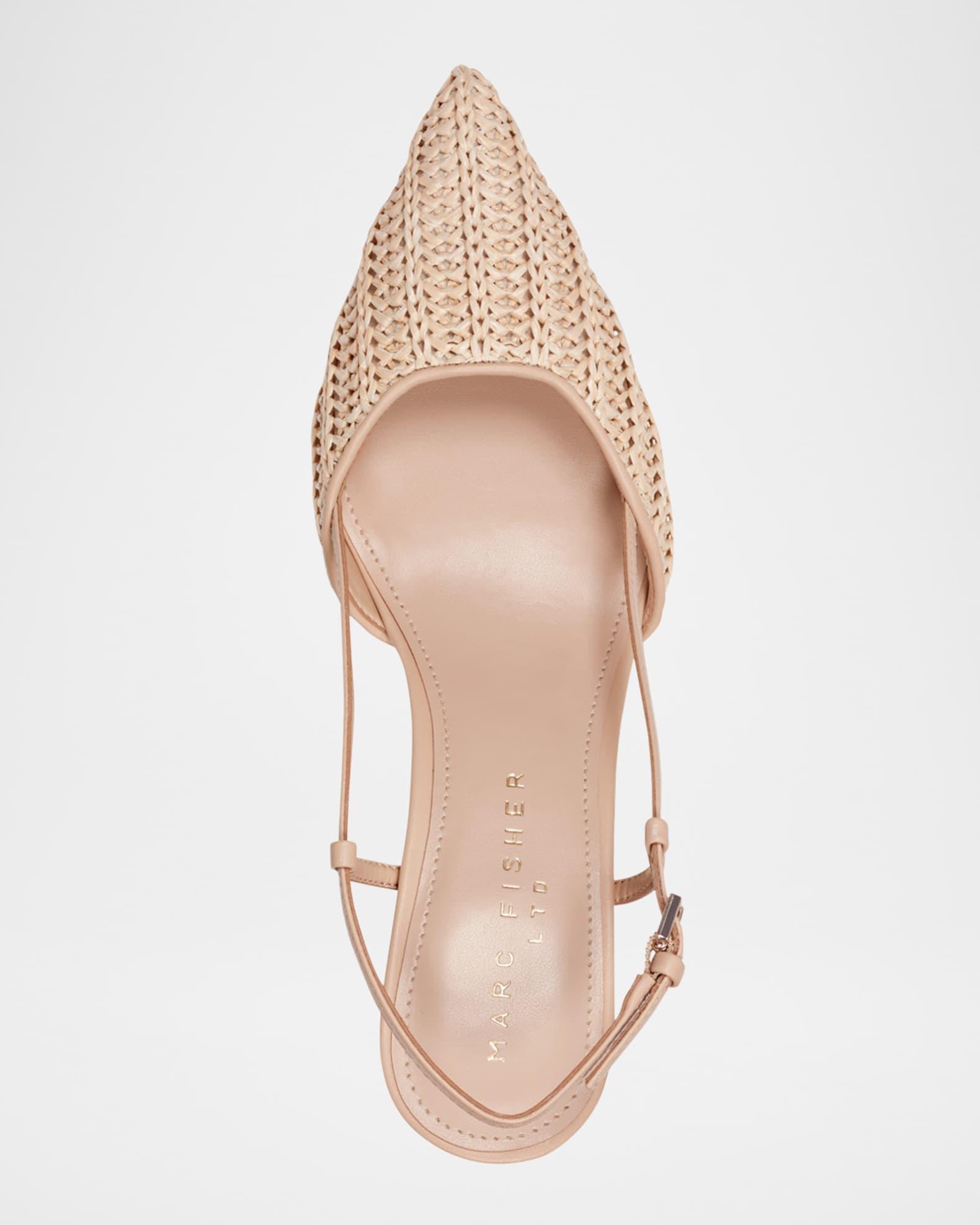 Flory Leather Slingback Pumps Product Image