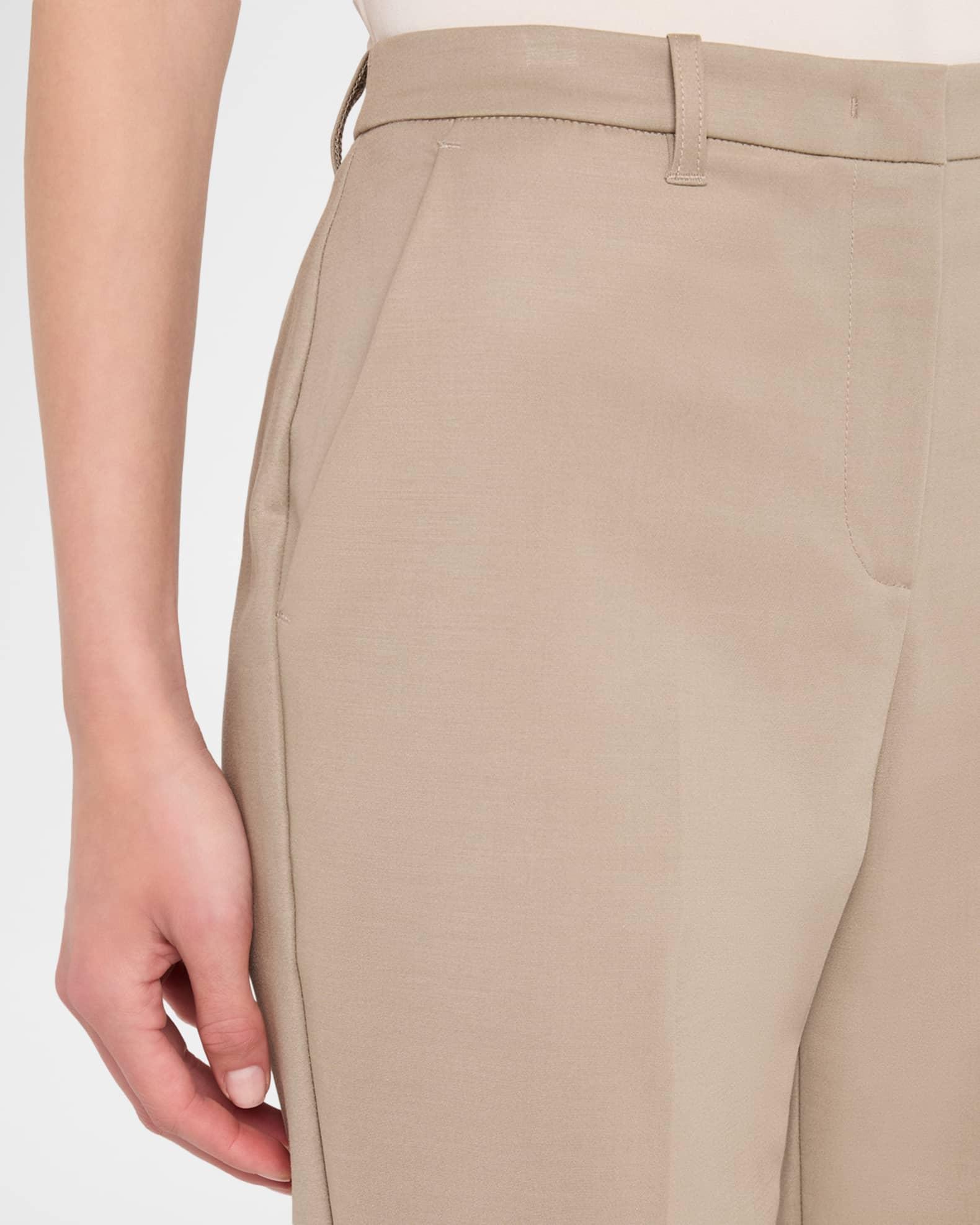 Cotton Couture Straight-Leg Trousers Product Image