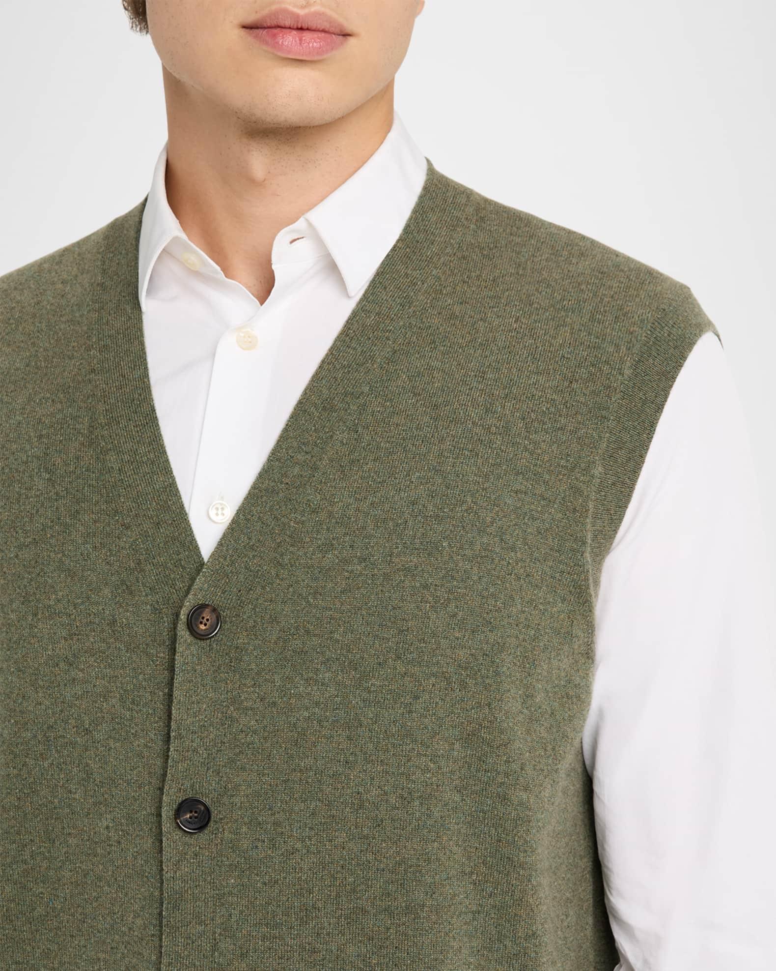 Men's Baby Cashmere Knit Classic-Fit Vest Product Image