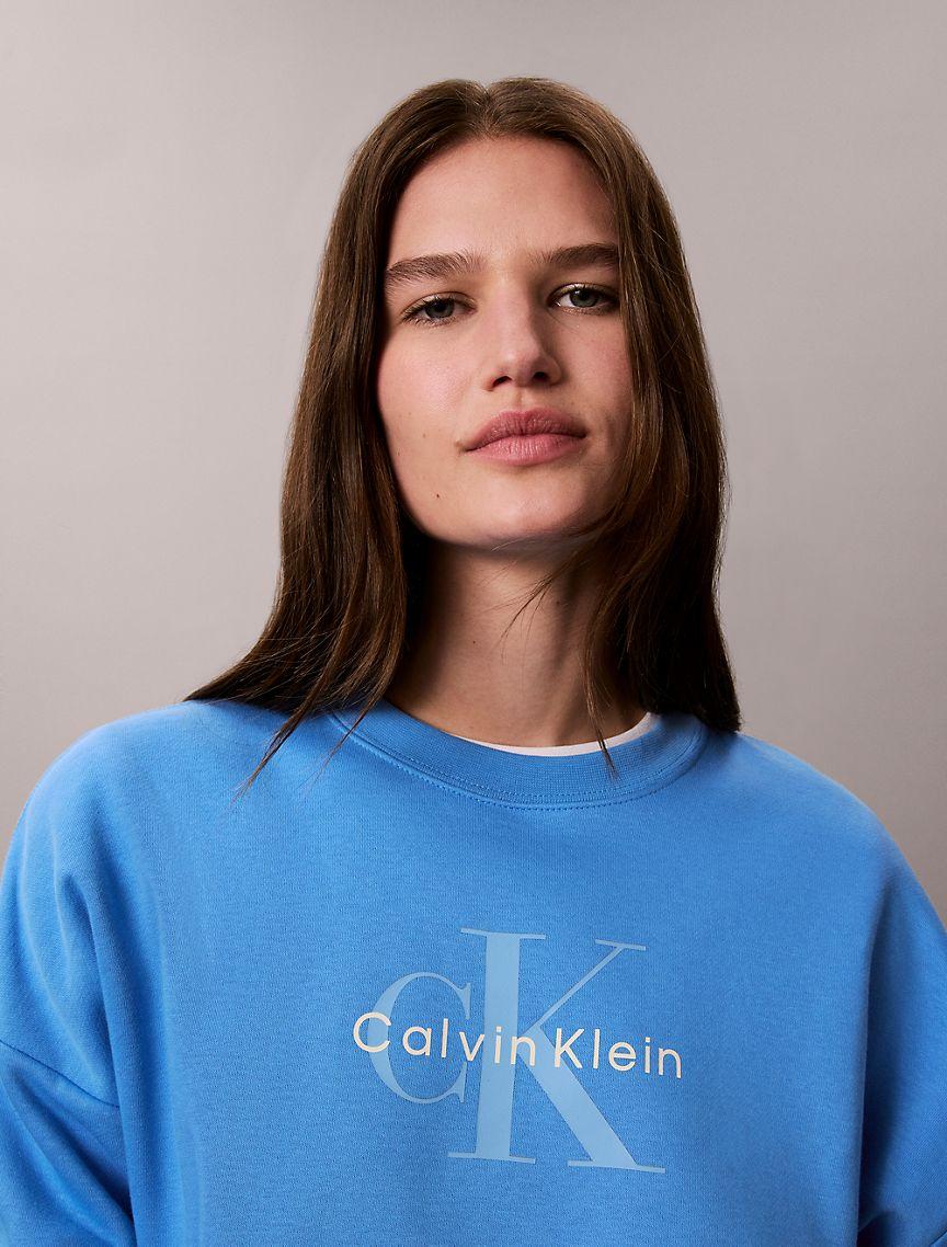 Monologo Fleece Relaxed Sweatshirt Product Image