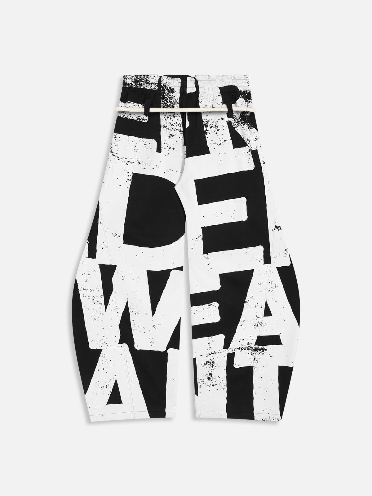 Aelfric Eden Graffiti Super Baggy Barrel Sweatpants Product Image