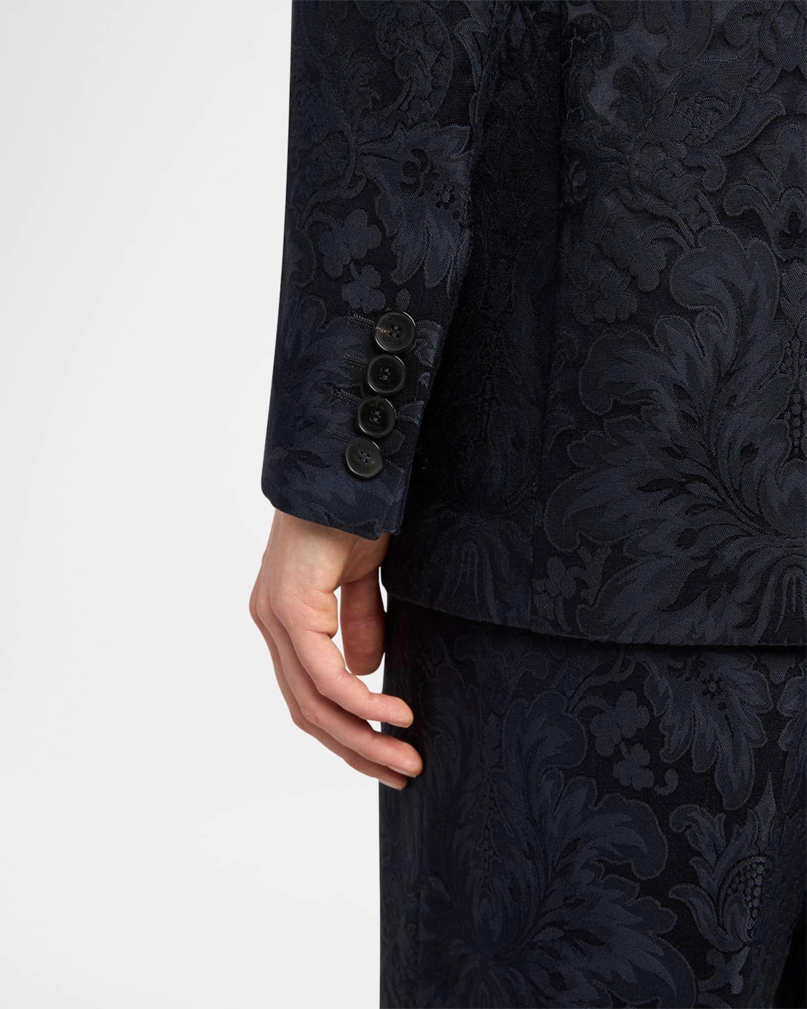 Single-Breasted Brocade Jacket Product Image
