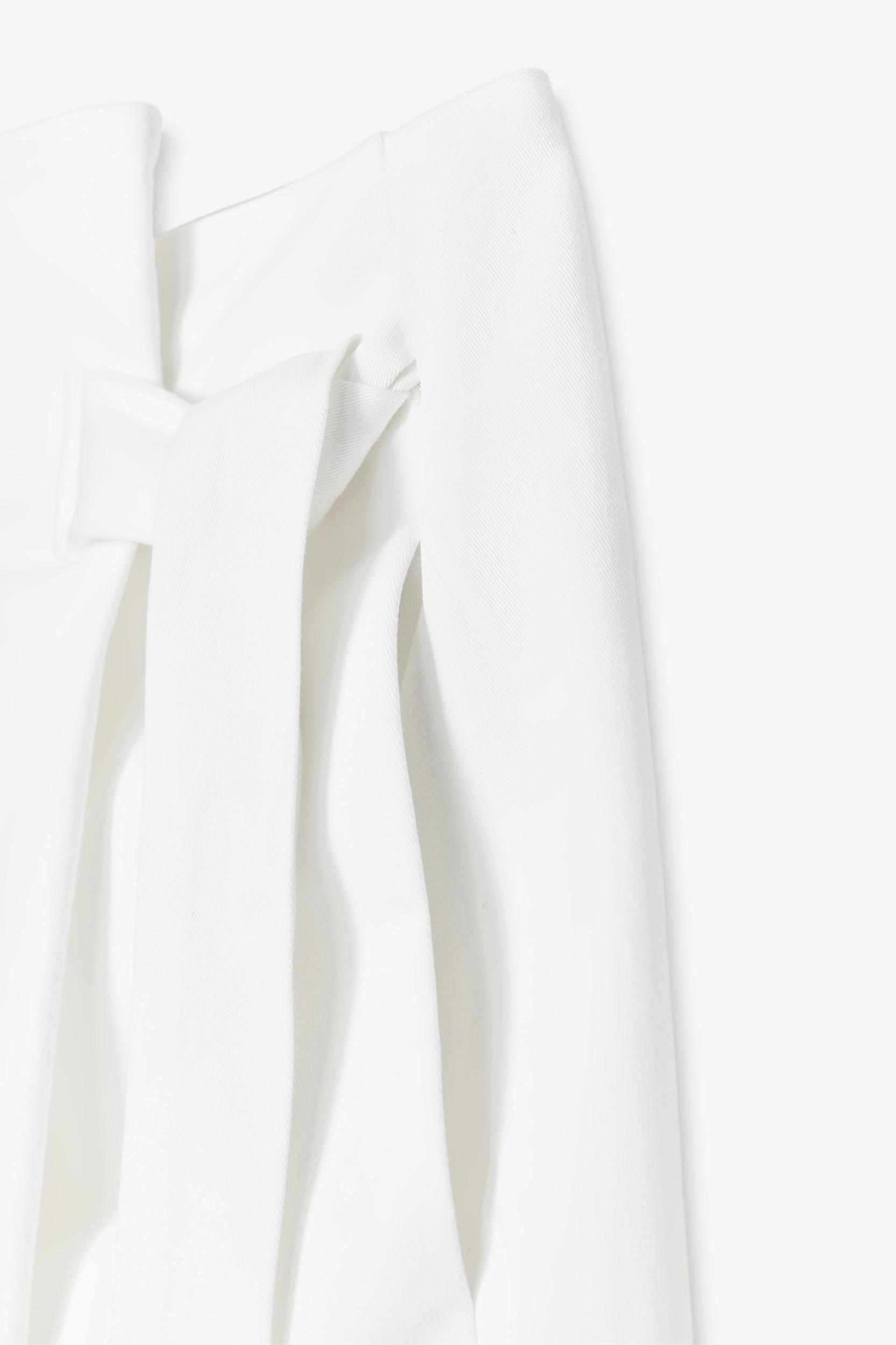 ZW COLLECTION ASYMMETRIC MIDI SKIRT Product Image