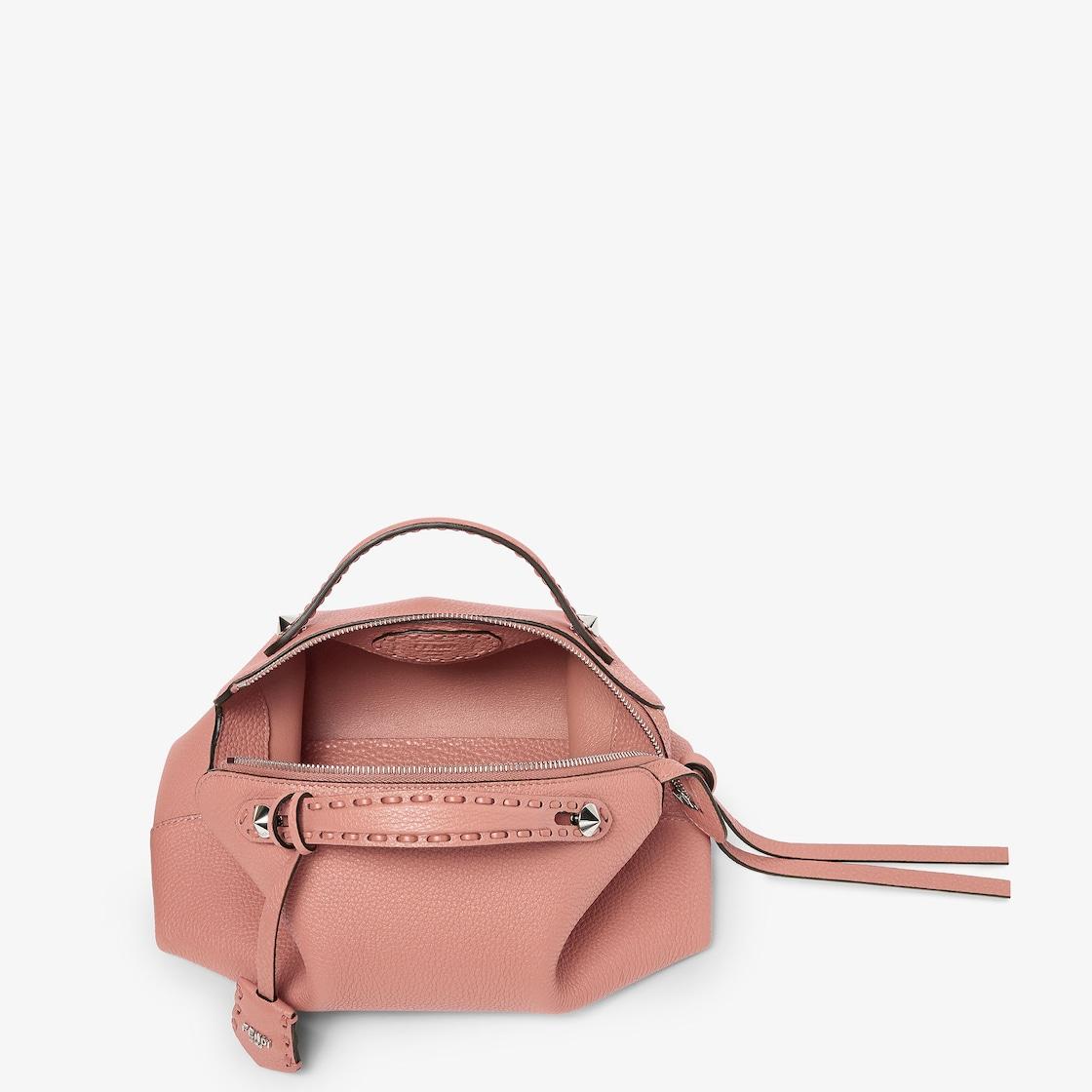 By The Way Selleria MediumPowder pink Selleria bag with 192 hand-sewn topstitches Product Image