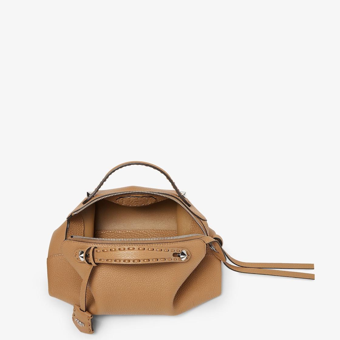 By The Way Selleria MediumCappuccino-colored Selleria bag with 192 hand-sewn stitches Product Image