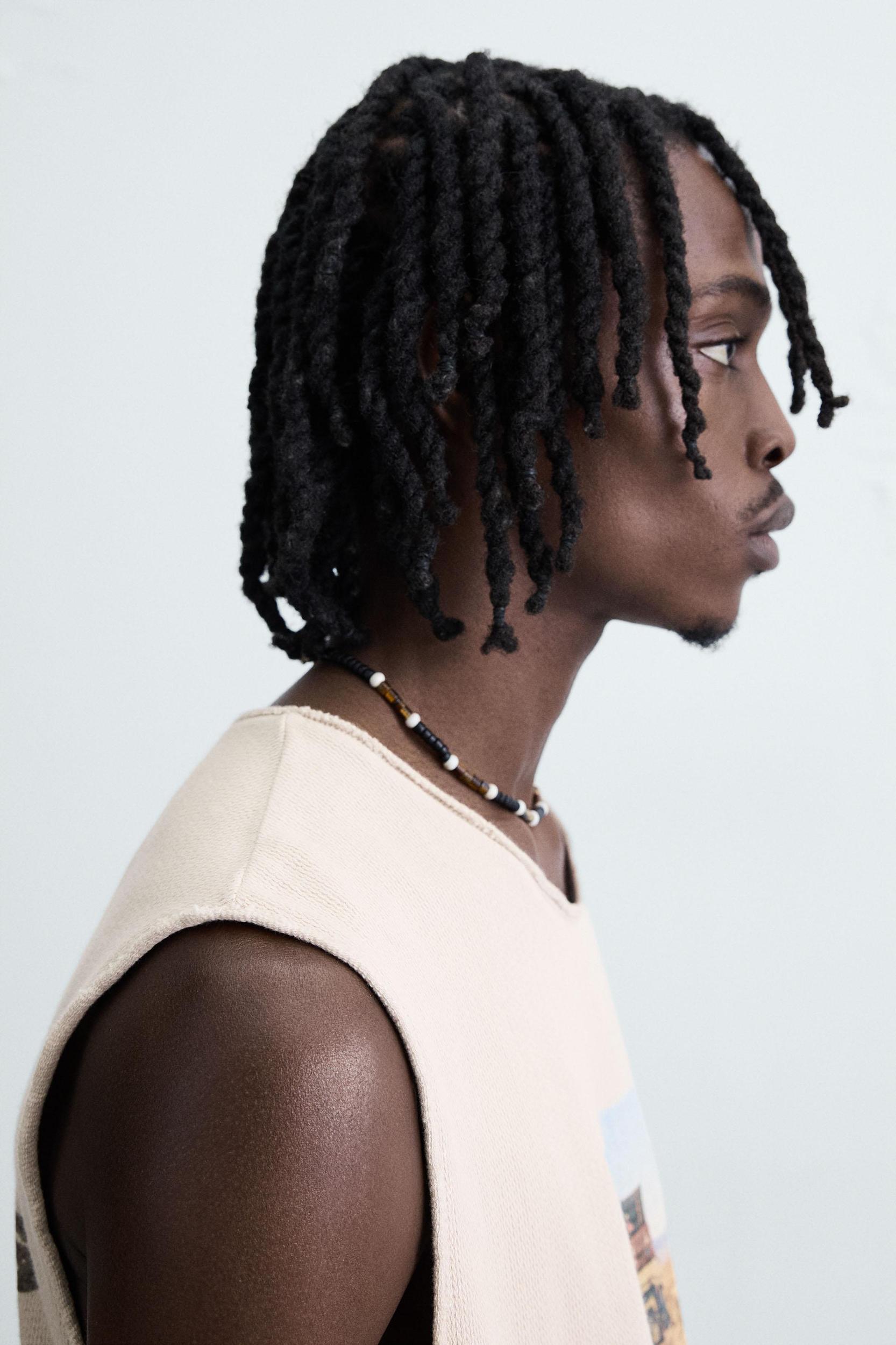 PRINTED KNIT TANK TOP Product Image