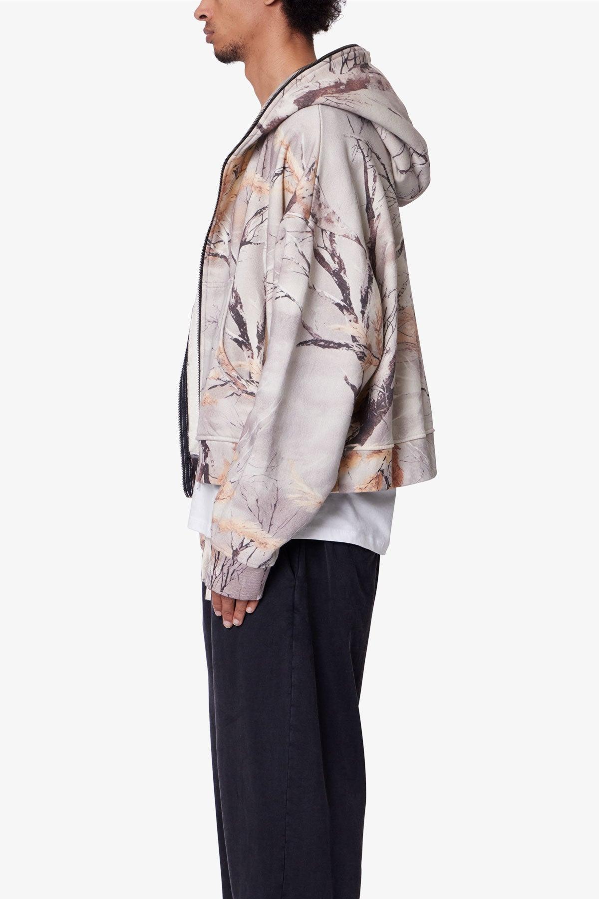 Full Zip Hoodie - Snow Camo Product Image