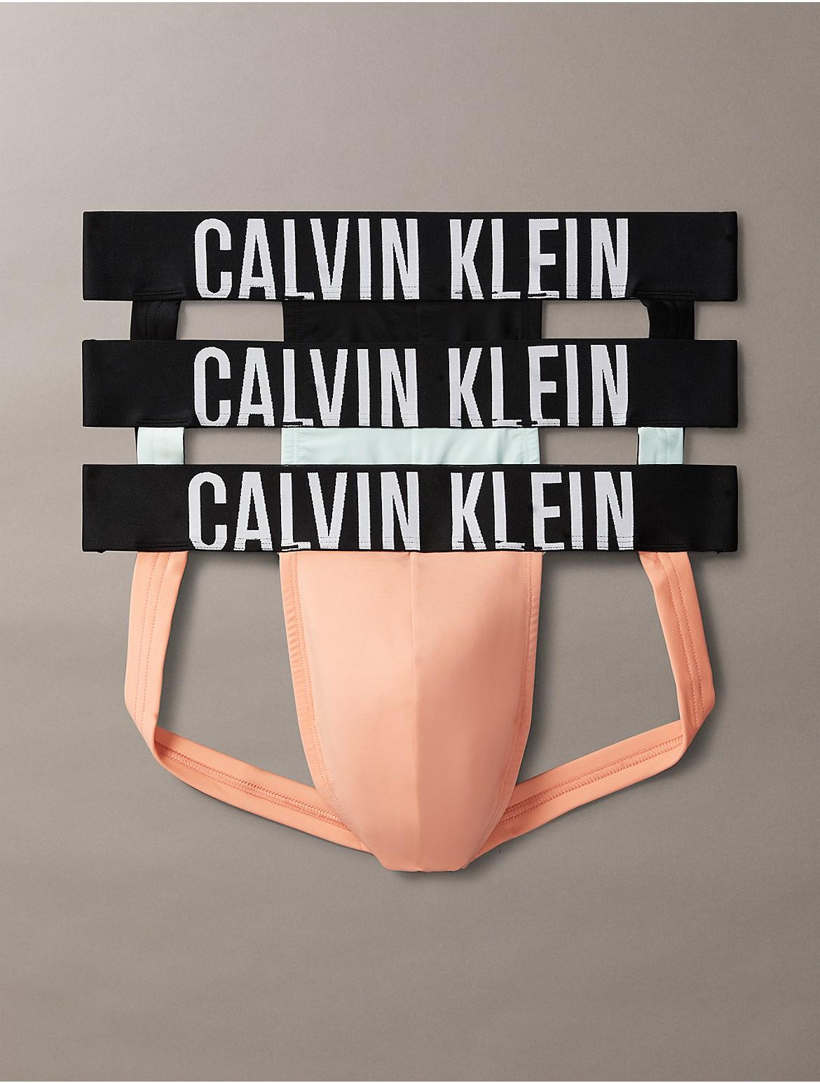 Calvin Klein Mens Intense Power Micro 3-Pack Jock Strap - Multi Product Image