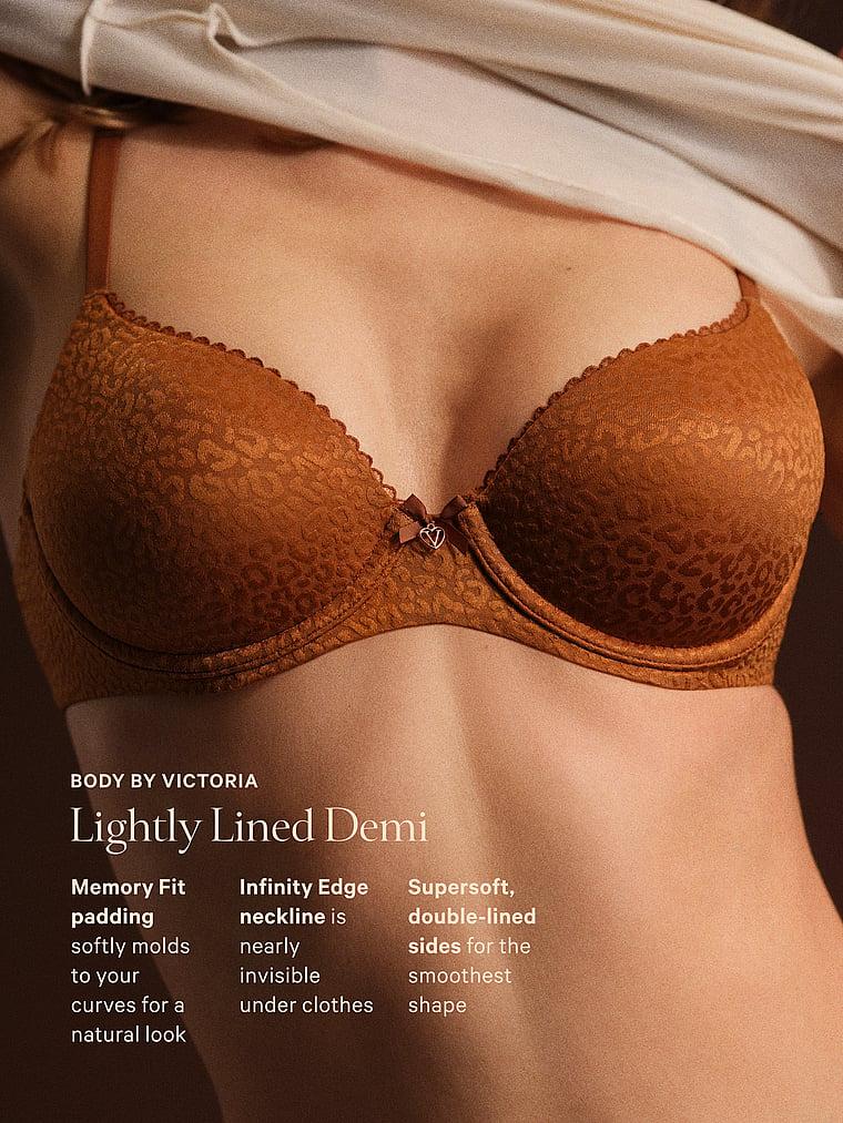 Lightly Lined Lace Racerback Demi Bra Product Image