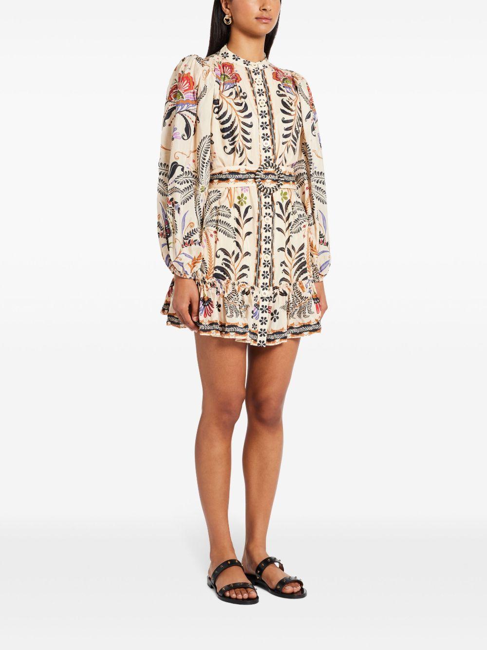 botanical-print mini dress Product Image