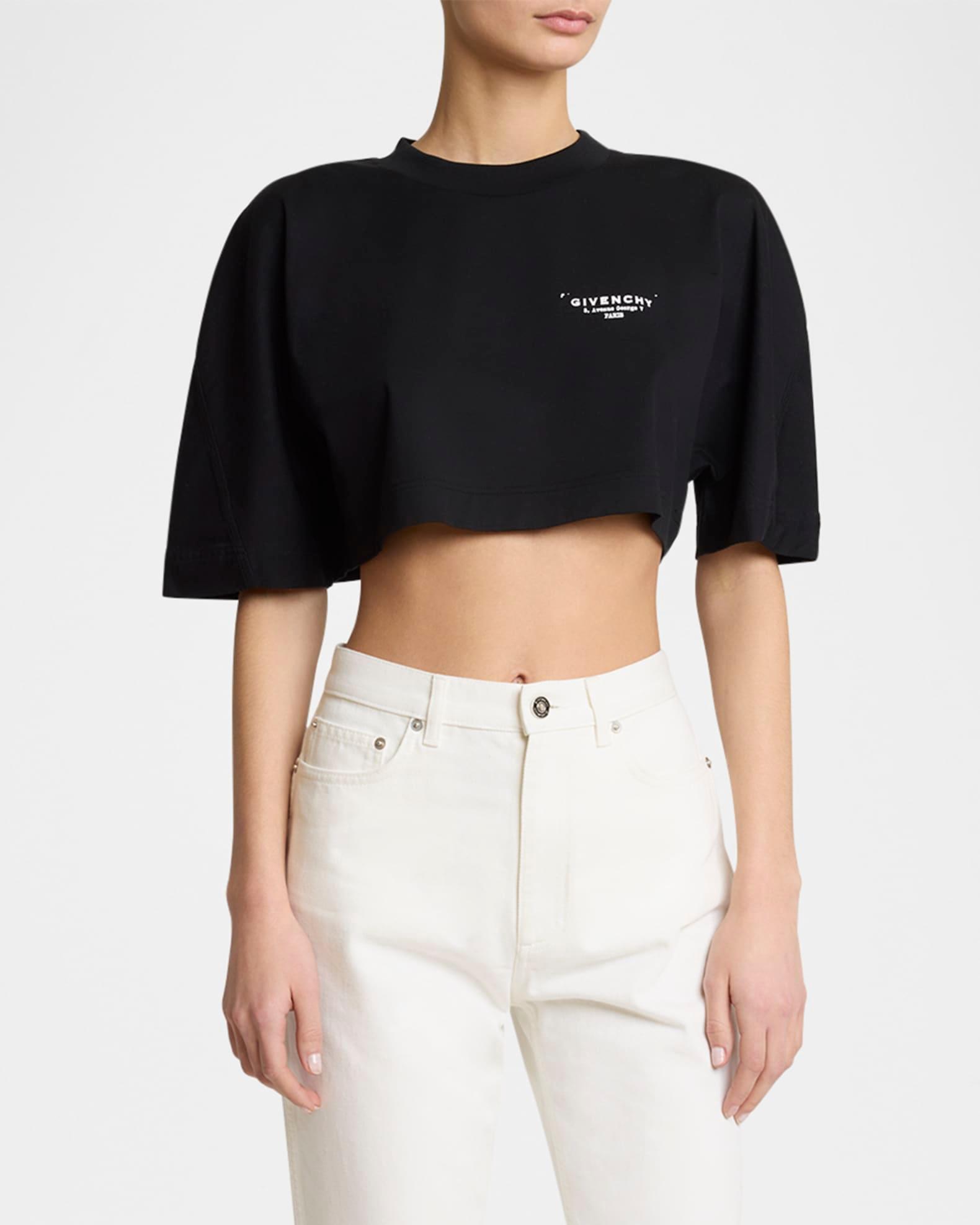Logo Crop Cocoon T-Shirt Product Image