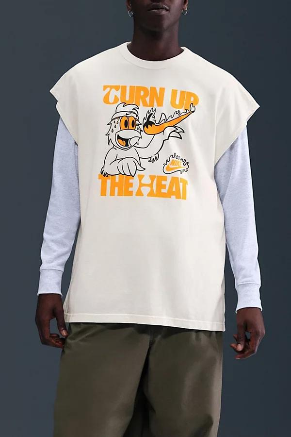 Nike Mens Nike NSW Hot Ones Sleeveless T-Shirt - Mens Sequoia/Multi Product Image