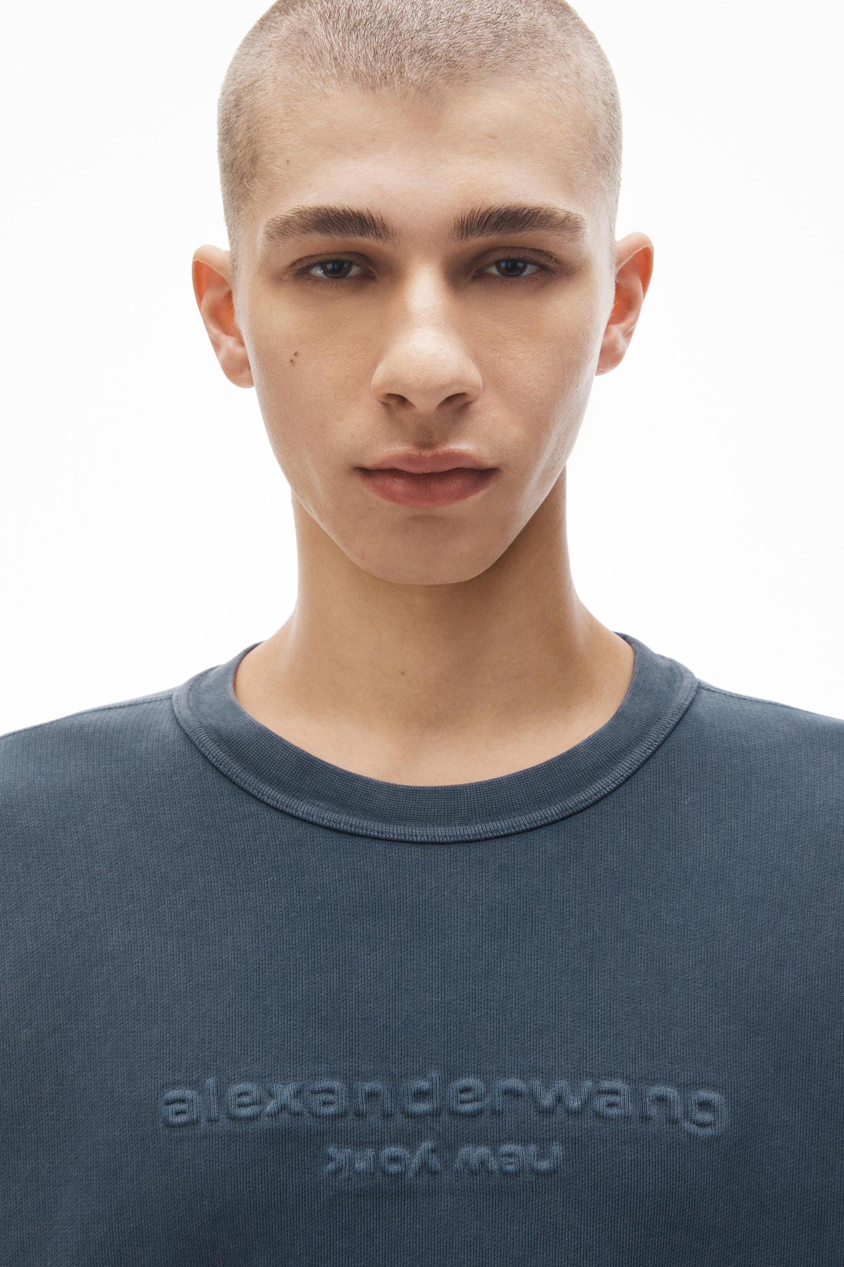 Unisex Logo-embossed Sweatshirt In Cotton Product Image