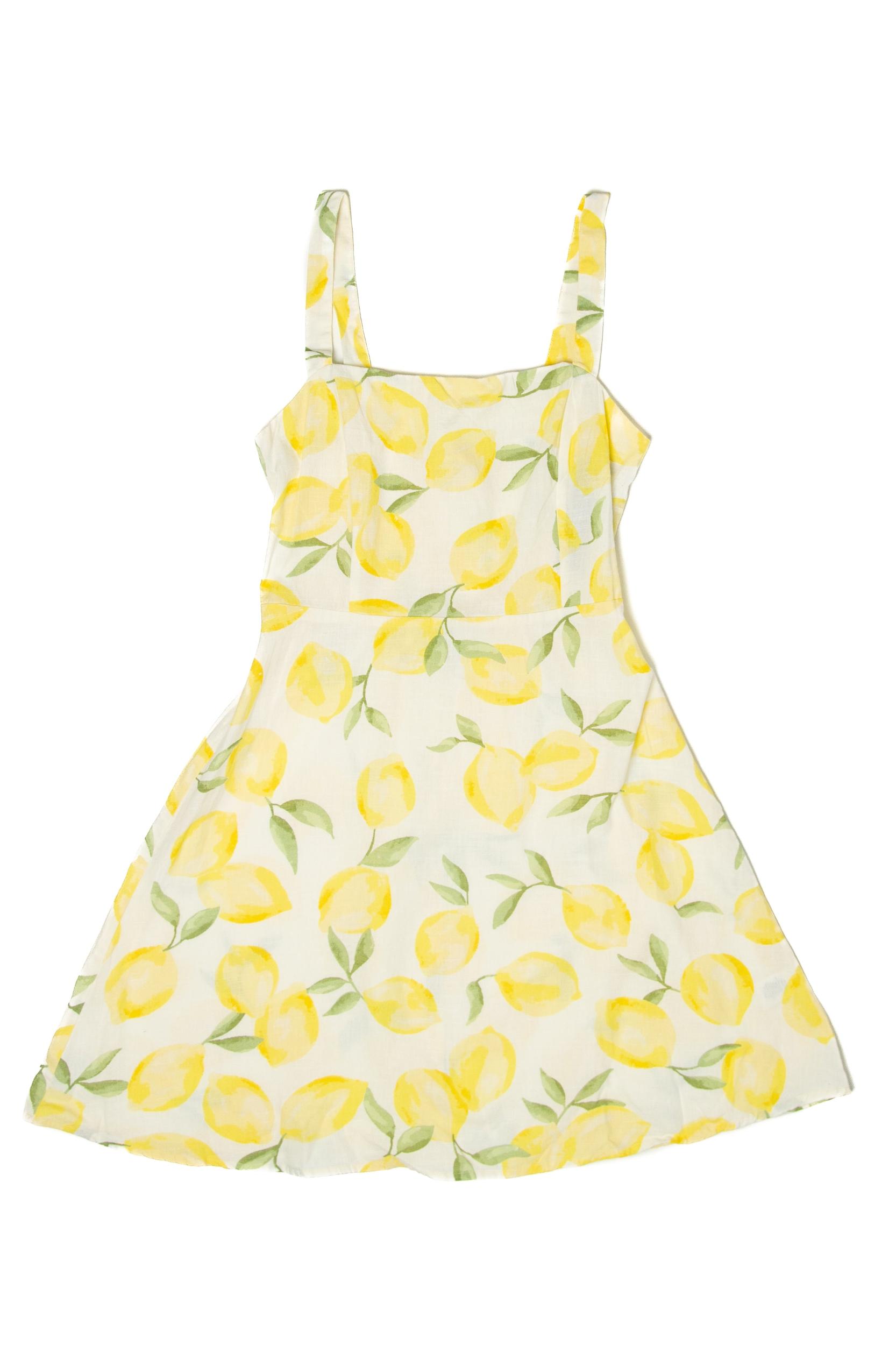 Lemon Mini Dress Product Image