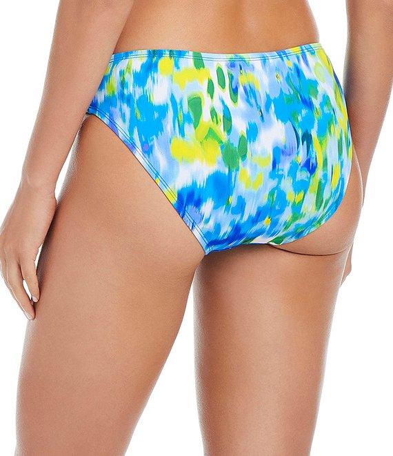 Bleu Rod Beattie Life's A Beach Printed Ring Drape Hipster Swim Bottom Product Image