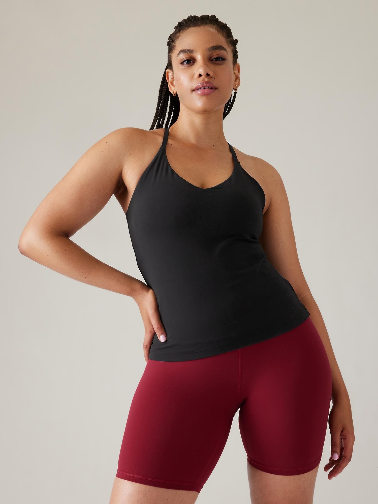Elation V-Neck Built-In Bra Tank A-C Product Image