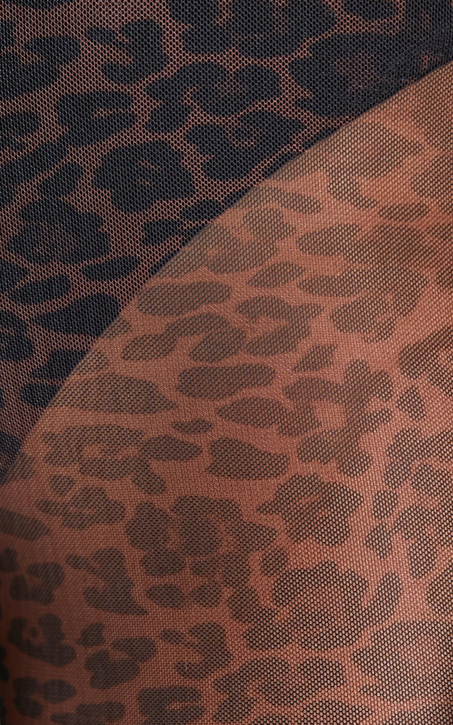 Kerensa Leggings - High Waist Mesh Leggngs in Winter Wild Product Image