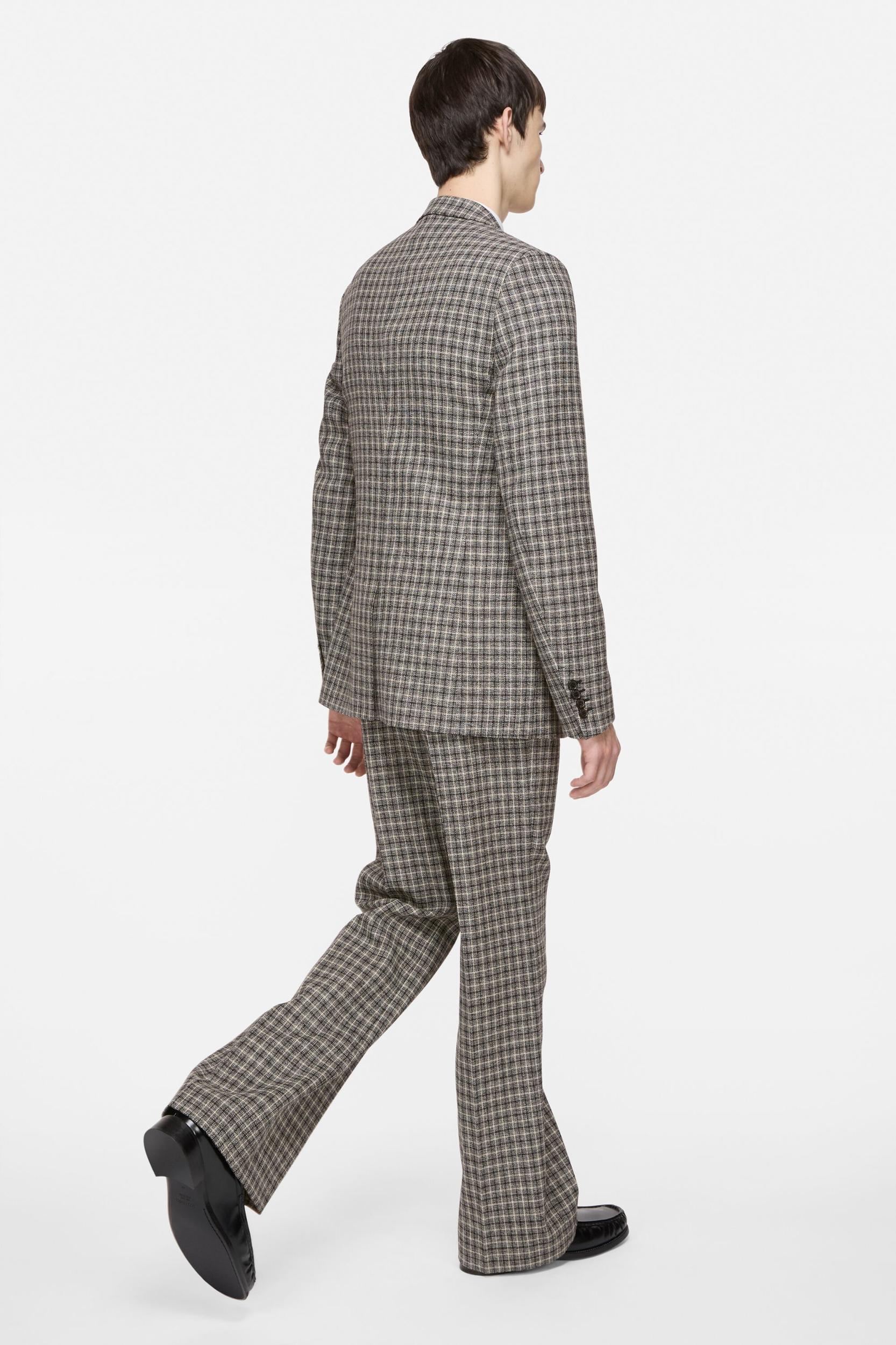 Fitted wool suit jacket Product Image