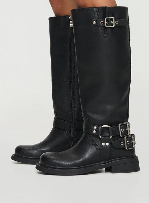 Billini Kaylen Riding Boots Black Product Image