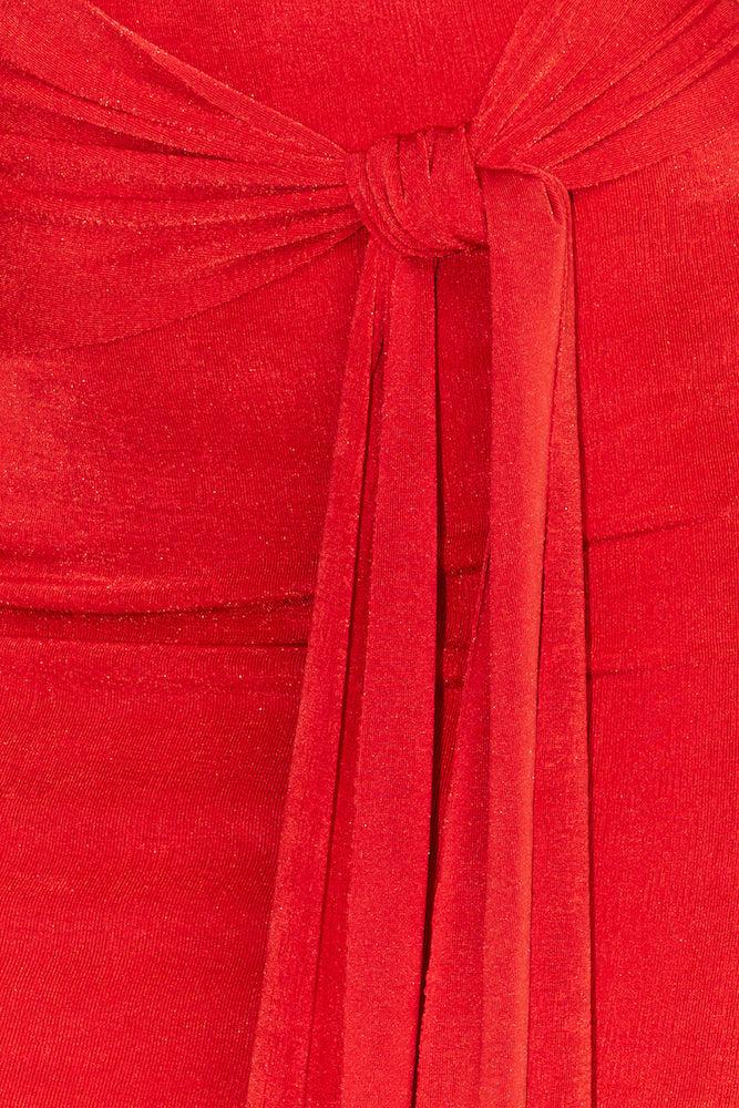 No Effort Needed Mini Dress Red Product Image