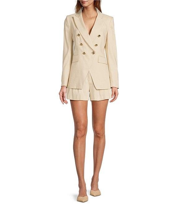 Antonio Melani Aurora Notch Lapel Long Sleeve Coordinating Button Front Blazer Product Image