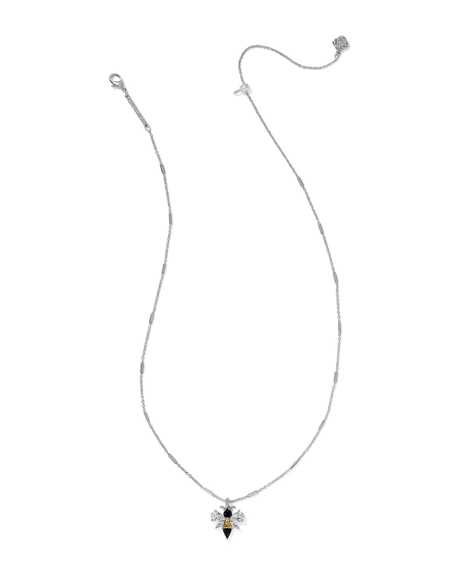 Bee Silver Short Pendant Necklace Product Image