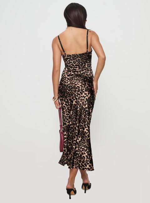 Enigmatic Maxi Skirt Leopard Product Image