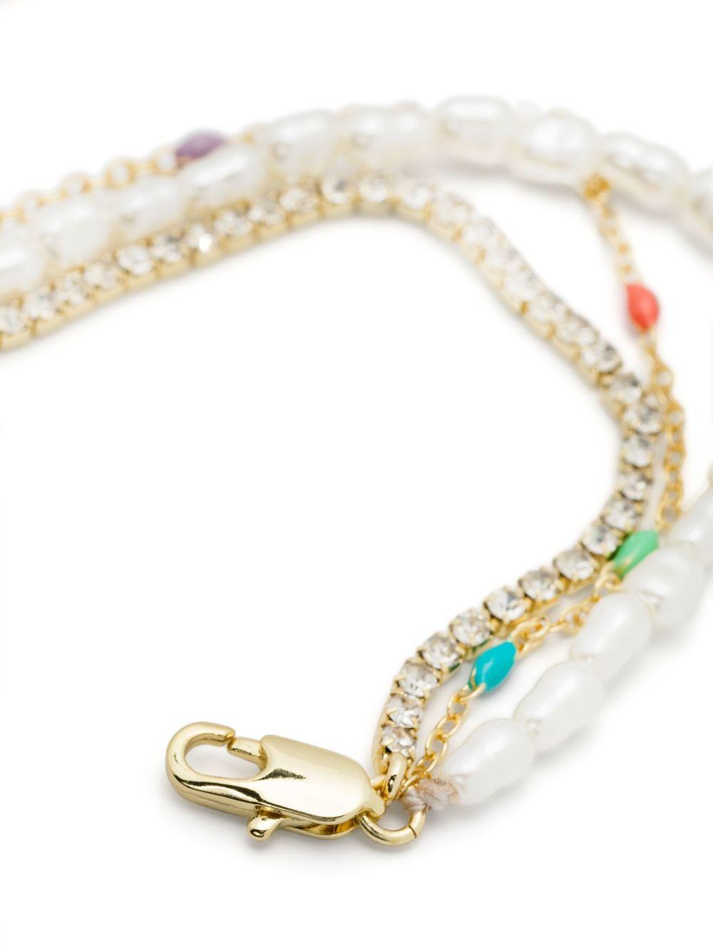 logo-pendant layered necklace Product Image