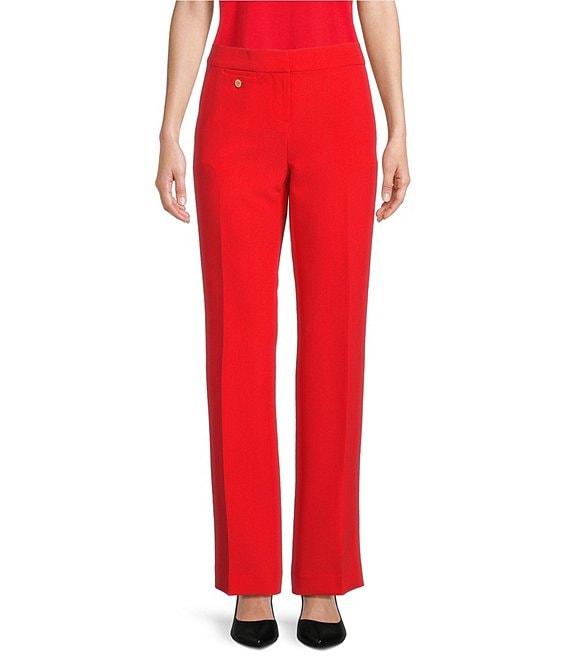 KARL LAGERFELD PARIS Polished Suiting Wide Leg Coin Pocket Pants Product Image